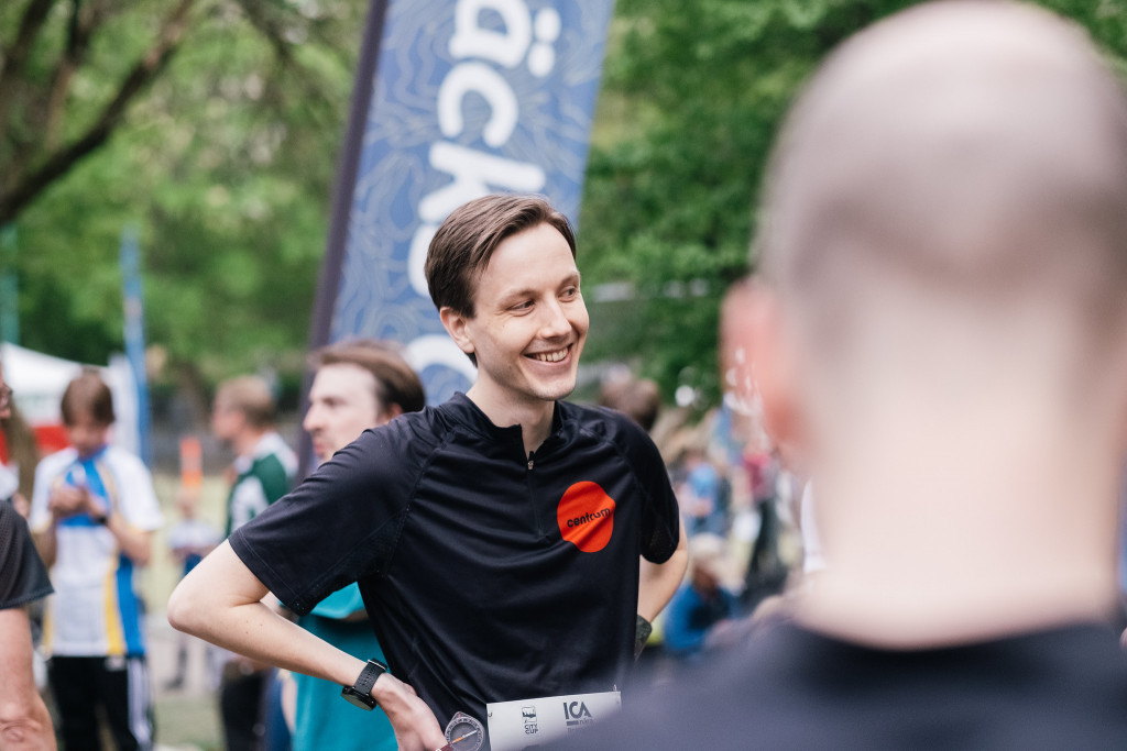 Joel Udd vid en av tävlingarna där det var vackert väder under fjolåret, SCC. Foto: Oskar Karlin